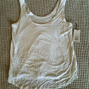 A New Day White Sleeveless Tank Top